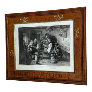 Thomas Faed, “Baith Faither and Mither” Aesthetic Movement Frame, Circa 1875
