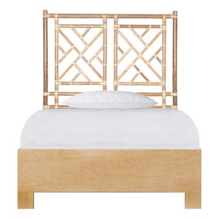 Chippendale Platform Bed Twin - Natural For Sale