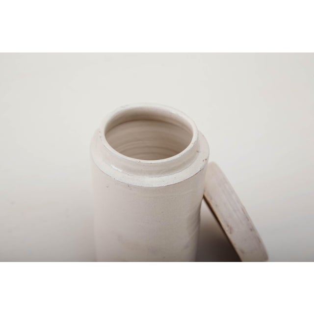 Exquisite, handcrafted ceramic from Apulia, Italy. Originally used as a storage vessel, it also makes a decorative vase....