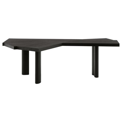 Wood Wood Stained Black Ventaglio Table by Charlotte Perriand for Cassina For Sale - Image 7 of 7