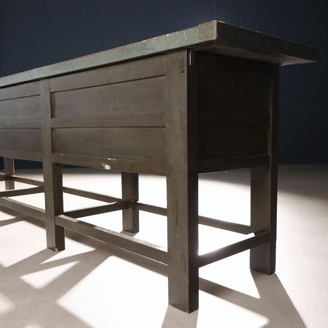 Industrial Workbench in Fir For Sale - Image 12 of 13