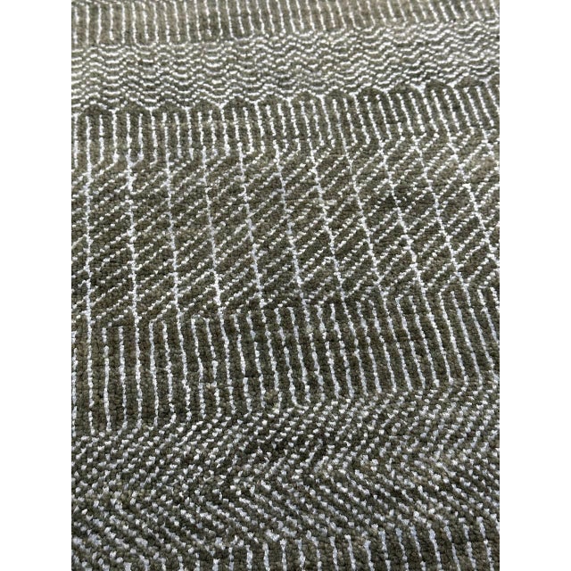 Handwoven Modern Tribal Area Rug 6'2" X 9'0" For Sale - Image 11 of 11