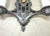 1930s Pair of Antique Ornate 2-Arm Pewter Silver Gold Electric Wall Sconces Fixture For Sale - Image 5 of 10