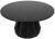 NOIR Brosche Dining Table, Hand Rubbed Black For Sale In Los Angeles - Image 6 of 8