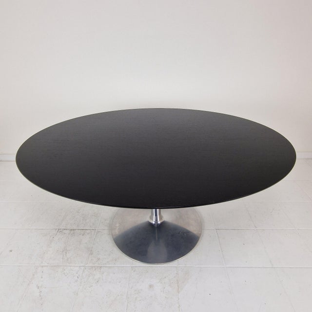 Mid-Century Modern Large Oval Dining Table by Pierre Paulin for Artifort, 2010s For Sale - Image 3 of 16
