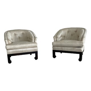 Vintage Broyhill Asian Style Lounge Chairs For Sale