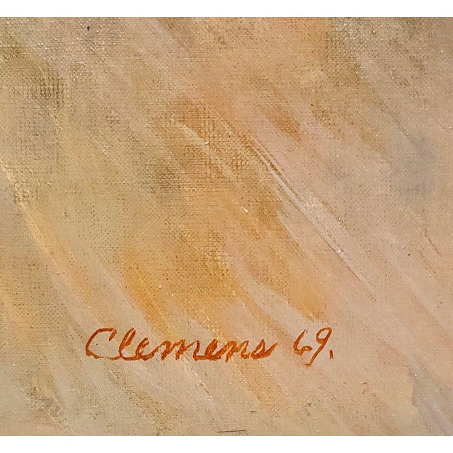 Paul Clemens- Ballerina Stretching - Oil Painting For Sale - Image 9 of 12