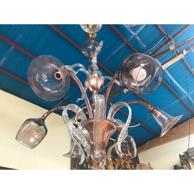 Venetian Chandelier in Murano Glass, 1940s For Sale - Image 14 of 18