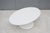 White Mid-Century Modern Eero Saarinen Style 42" Oval White Tulip Coffee Table For Sale - Image 8 of 18