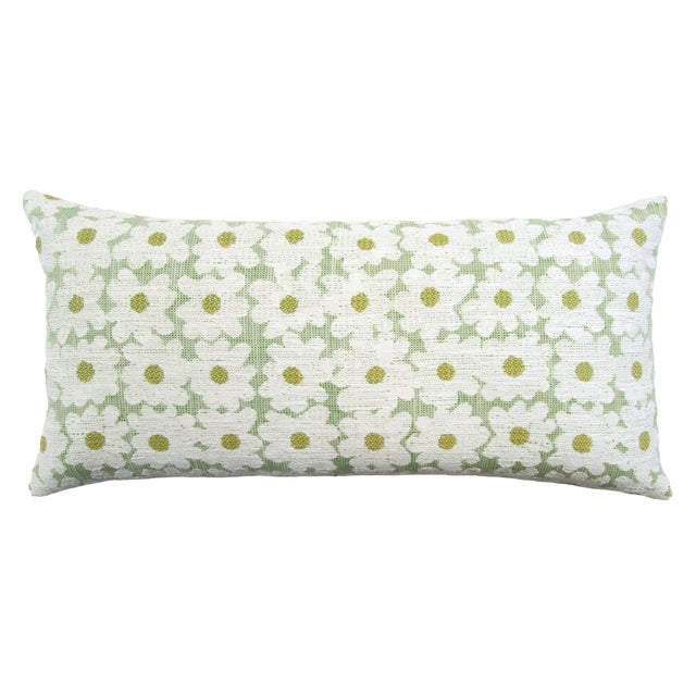 Contemporary Kevin O'Brien Daisy Pear 10 x 20" Performance Pillow For Sale - Image 3 of 3