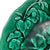 Majolica Circa 1880 Hope & Carter, English Majolica Green-Glazed Geranium Plate For Sale - Image 4 of 8