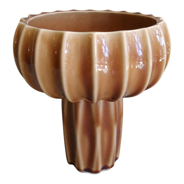 1950s Vintage Japanese Ceramic Ikebana Vase Chairish