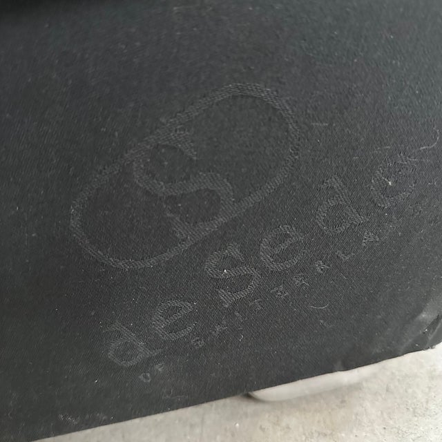 Vintage Modular DS116 Sofa in Black Leather from de Sede, Switzerland, 1990s, Set of 3 For Sale - Image 4 of 11