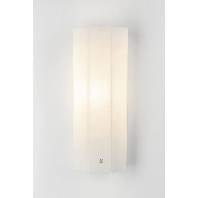Opal Glass Wall Sconces attributed to Peill & Putzler, Germany, 1970s, Set of 2 For Sale - Image 6 of 11