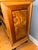 Vintage Burl Wood Veneer Inlaid Three-Drawer Chest With Bun Feet For Sale - Image 9 of 10