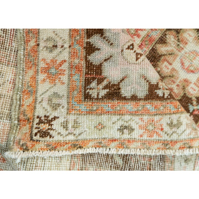 Terra Cotta Turkish Vintage Rug 3'5" x 5'8" #20607 For Sale - Image 8 of 8