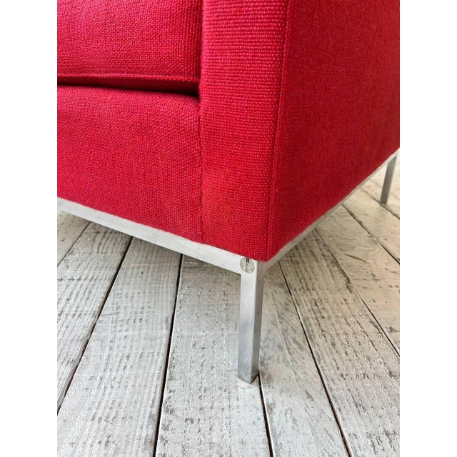 Model 1205C Easy Chair and 1205C Sofa by Florence Knoll for Knoll Inc., 1970s, Set of 2 For Sale - Image 9 of 18
