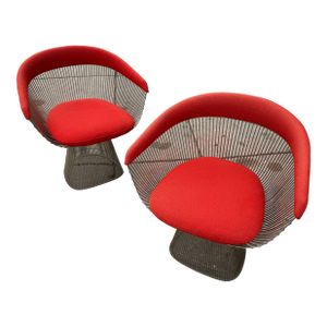 Pair of Warren Platner for Knoll Dining Chairs C1970s