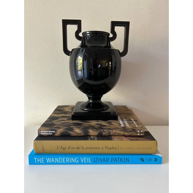 Fitz and Floyd Vintage Fitz & Floyd Grecian Style Amphora For Sale - Image 4 of 11