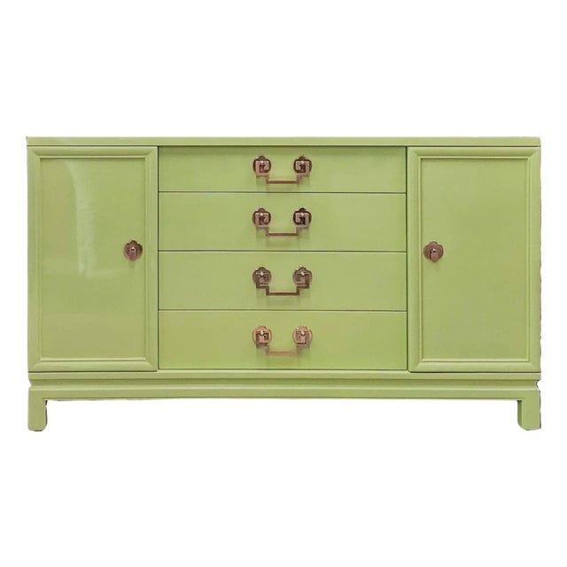 1970s Langstrom Chinoiserie Lacquered Buffet For Sale