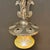 Art Nouveau Pair of Early 1900’s Austrian Jeweled Sconces With Glass Shades For Sale - Image 3 of 6
