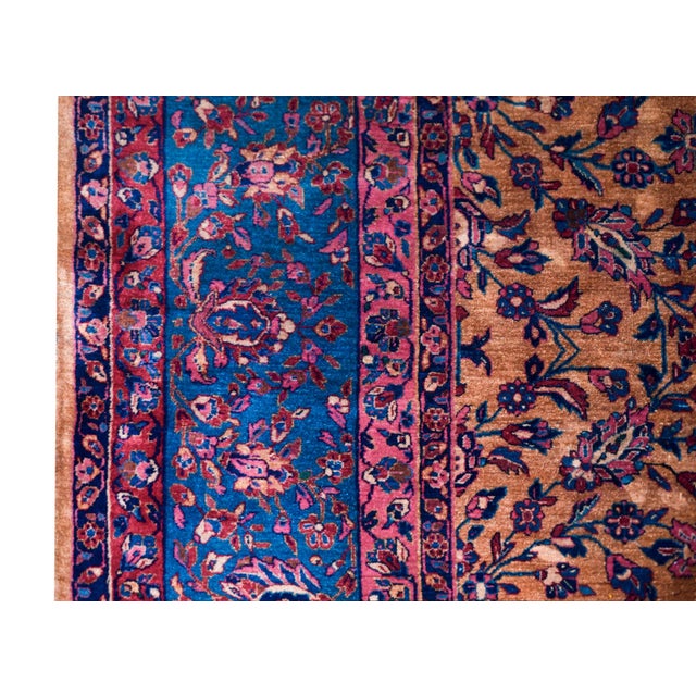 1920s Early 20th Century Persian Kashan Rug For Sale - Image 5 of 11