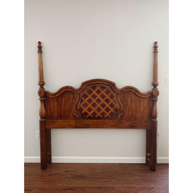 1970s French Country Thomasville Full Size Headboard Chairish