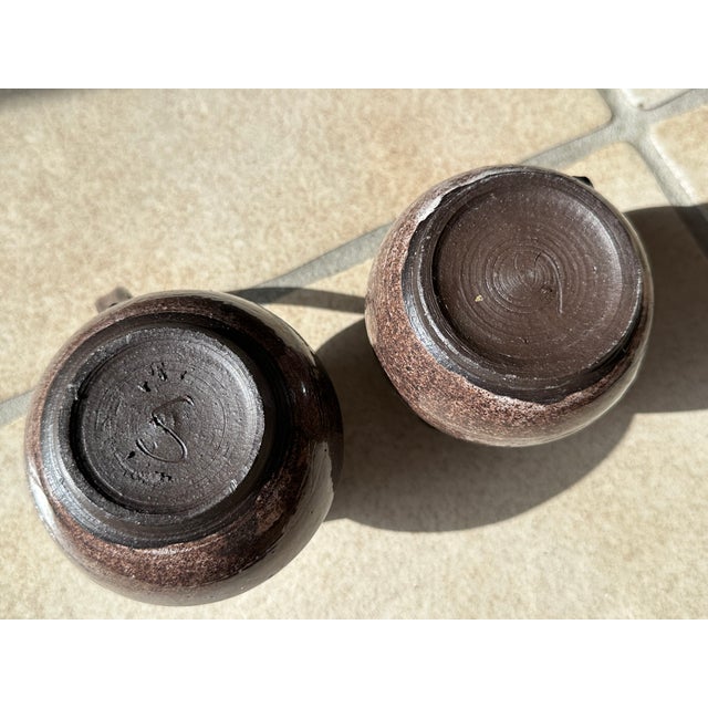 Ceramic Handmade Ceramic Art Jugs from Serocka, Germany, 1970s, Set of 2 For Sale - Image 7 of 13