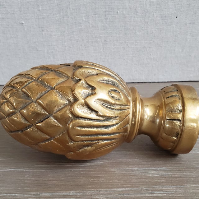 Brass Curtain Tie Back Finials a Pair Chairish