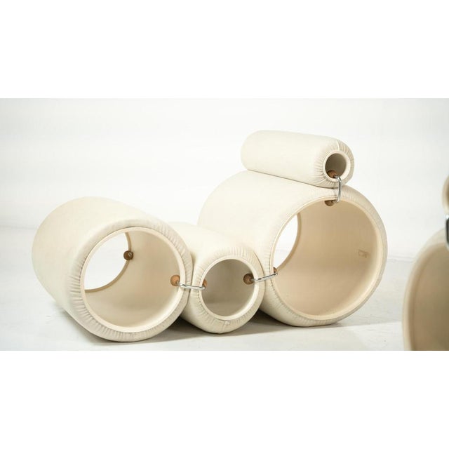 1960s Vintage Tube Chairs by Joe Colombo for Flexform, 1960, Set of 2 For Sale - Image 5 of 17