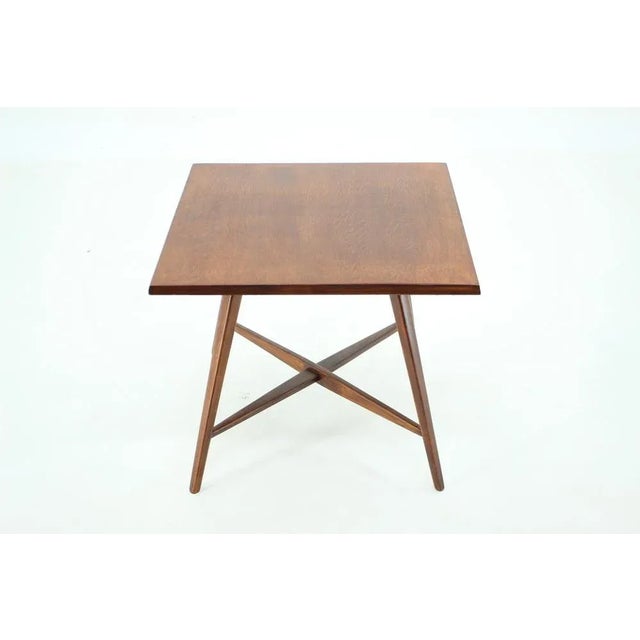 Czechoslovakian Oak Coffee Table, 1960s For Sale - Image 3 of 7