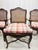 Mid 20th Century Set of 4 French Louis XV Style Cane Chairs For Sale In Raleigh - Image 6 of 11