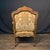 French Louis XV Carved Armchairs With Cut Velvet Mohair Upholstery -a Pair For Sale - Image 3 of 12