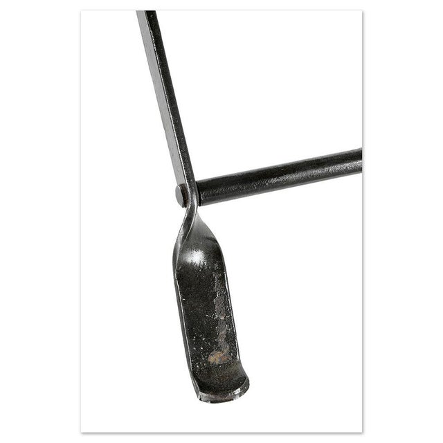 Folding Chair in Wood and Metal For Sale - Image 5 of 9