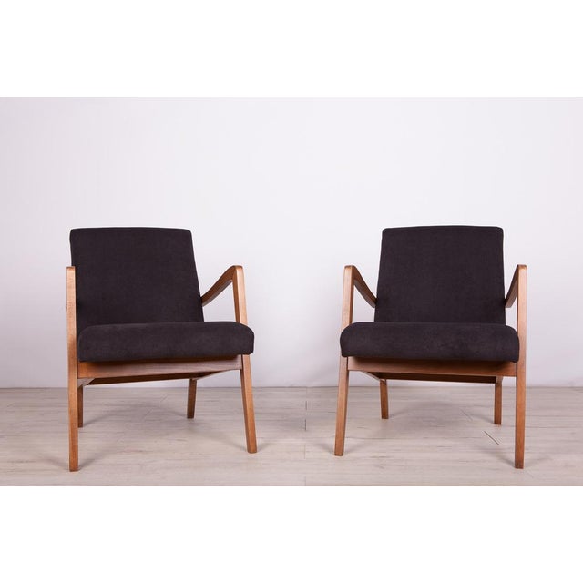 – A pair of armchairs produced by the Polish company Bystrzyckie Furniture Factory – The interior has been changed –...