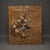 This 20th Century Vietnamese Metal-on-Wood Blue Bird Panel is a beautifully aged decorative artwork that blends hand-...