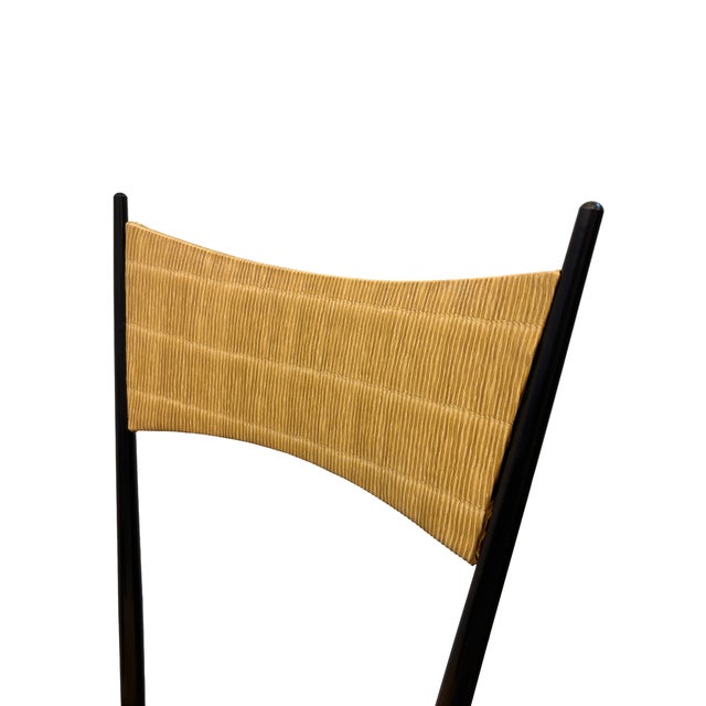 Authentic 1950s French Mid-Century Colette Guéden for Coop Meubles Nancy Accent Chairs - A Mismatched Pair For Sale - Image 10 of 10