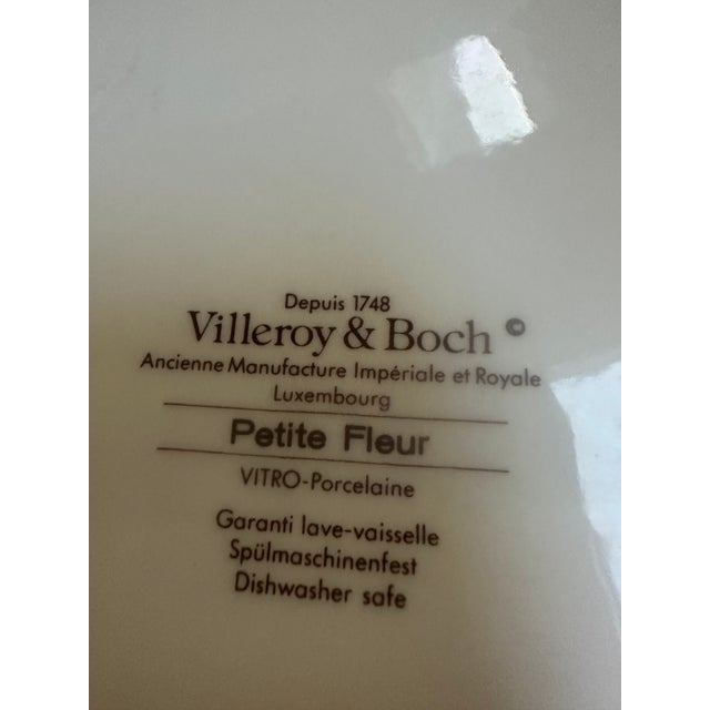 Villeroy & Boch Luxembourg "Petit Fleur" 36PCS set for 12 people, includes 12 trio sets 12 tea coffee cups. 3.5"D 12...
