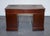 Antique Pedestal Writing Desk by Edwardian Maple & Co, 1890 For Sale - Image 14 of 18