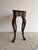 Vintage Mahogany Demi-Lune Serpentine Scalloped Entryway Table For Sale - Image 14 of 15