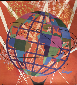 New York Worlds Fair Poster by David Klein, 1961
