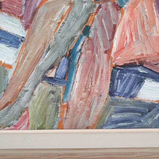 Edward Nordin, Expressionst Woman Portrait, 1948, Oil on Canvas For Sale - Image 18 of 18