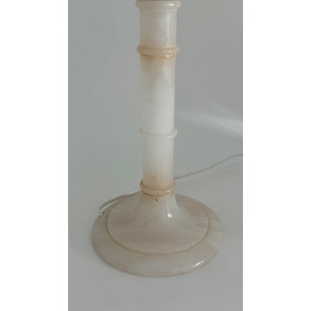 Alabaster Alabaster Urn Lamp For Sale - Image 8 of 11