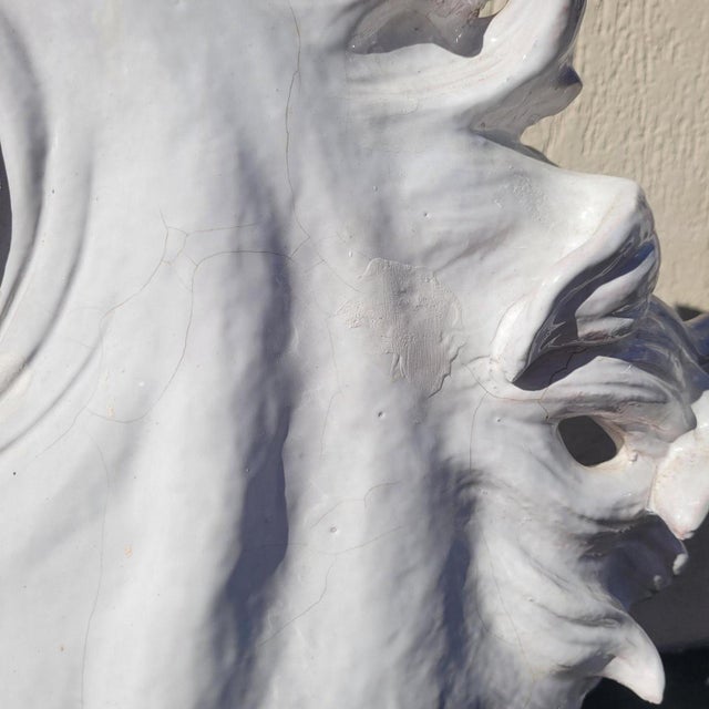 Italian Artist, Horse Heads, 20th Century, Ceramic, Set of 2 For Sale - Image 16 of 18