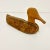 Farmhouse Late 1800s Antique Farmhouse Americana Folk Art Hand Carved Pine Duck Decoy For Sale - Image 3 of 12