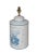 1990s A Pair Vintage English Export Tea Caddy Hand-Painted Chinoiserie Figurines Table Lamp For Sale - Image 5 of 10