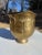 Vintage Hammered Brass Decorative Urn For Sale - Image 4 of 9