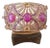 Bochic "Capri" Vintage Ruby, Topaz, Amethyst & Multi Gem Cuff Set 18K & Silver For Sale