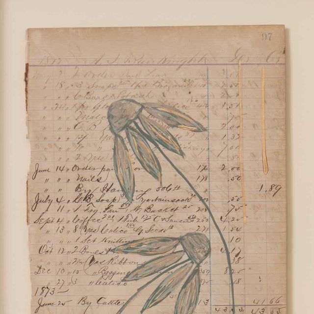 Contemporary Floral Study VII by Afsoon Thayer For Sale - Image 3 of 10