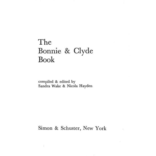 Traditional "The Bonnie and Clyde Book" 1972 Wake, Sandra & Hayden, Nicola For Sale - Image 3 of 10